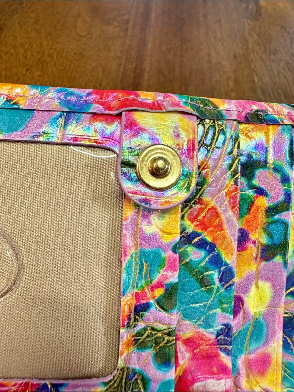 **SOLD**Brahmin NWOT Ady - Rainbow Reef - Iridescent - Holographic - FRONT EYE - Picture 10 of 13